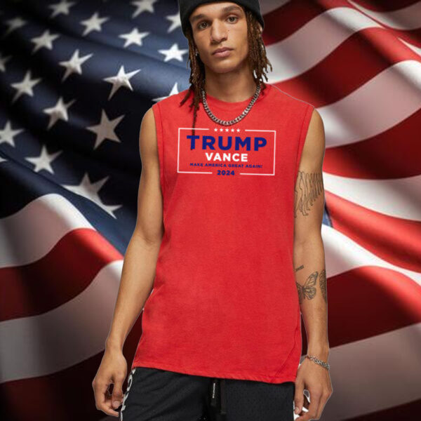 Hulk Hogan Red Tank Top Shirt,Trump Vance 20243