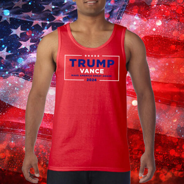 Hulk Hogan Trump Vance 2024 Red Tank Top Shirt, Trump Super muscle 1