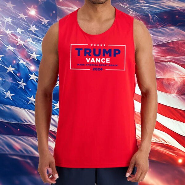 Hulk Hogan Trump Vance 2024 Red Tank Top Shirt, Trump Super muscle