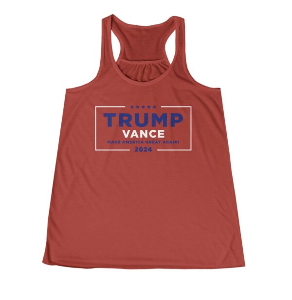 Hulk Hogan Trump Vance Women's Flowy Racerback Tank