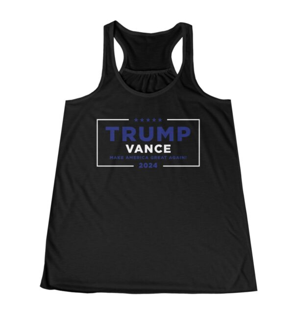 Hulk Hogan Trump Vance Women's Flowy Racerback Tanks