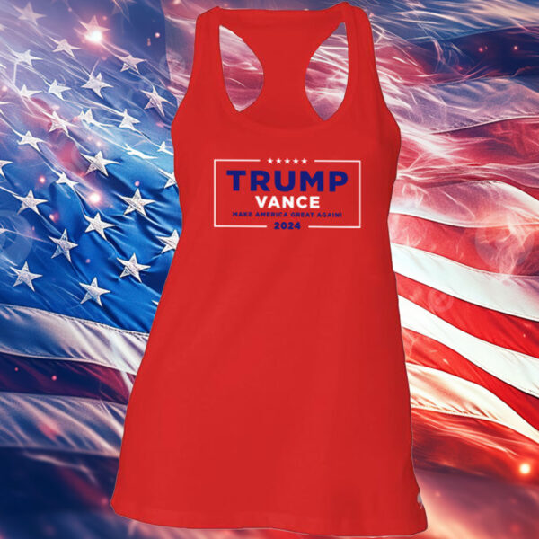 Trump Vance MAGA 2024 Red Shirt Tank Top 2