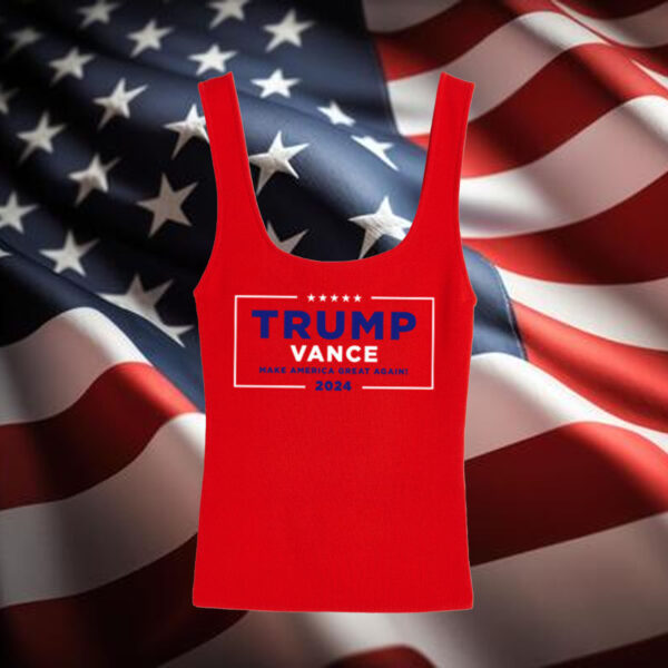 Trump Vance MAGA 2024 Red Tank Top2