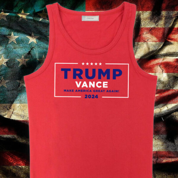 Trump Vance MAGA 2024 Red Tank Top3