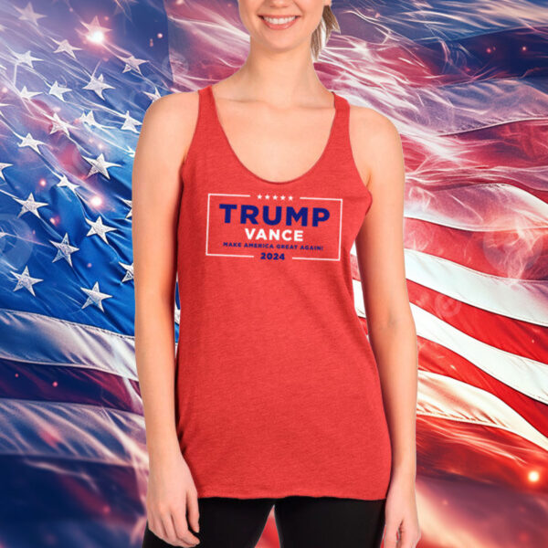 Trump Vance MAGA Women’s Red Shirt1