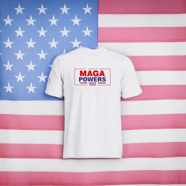 Hulk Hogan Wearing Maga Powers Trump Vance Hogan T-Shirt